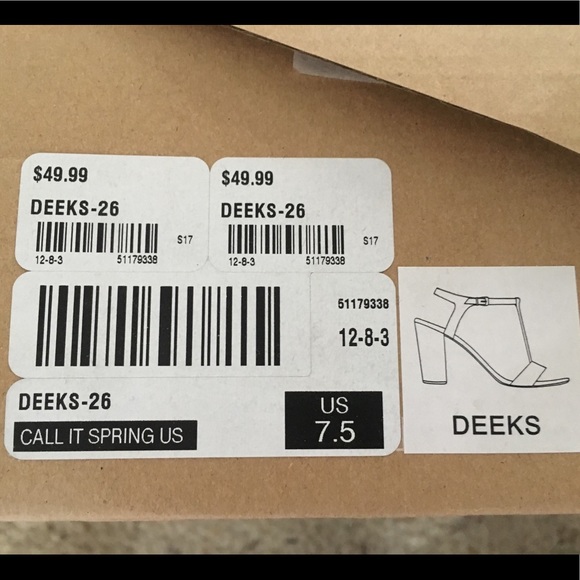 Brand New Call it Spring Nude Deeks T-Strap Heels - Picture 8 of 8